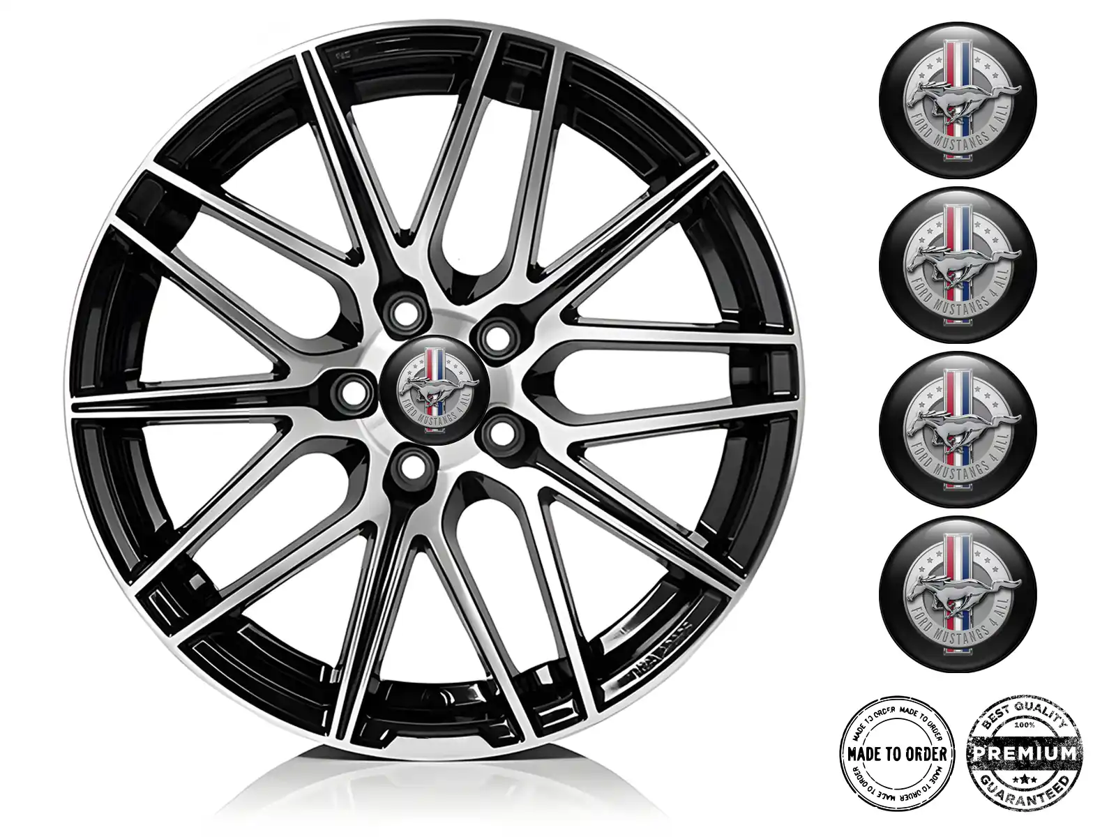 Ford Emblema de Rueda Edición Pegatinas Silicona Autos